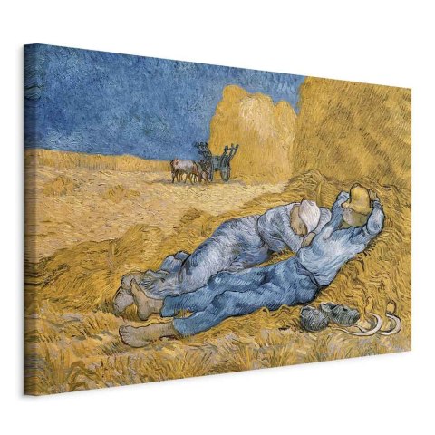 Obraz - Vincent van Gogh - Południe - Odpoczynek od pracy 90x60 Standard