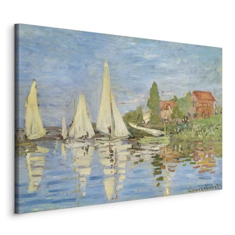 Obraz - Claude Monet - Regaty w Argenteuil 30x20 Na płótnie włoskim