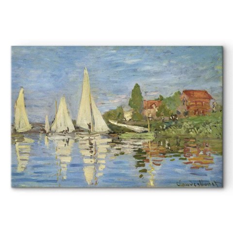 Obraz - Claude Monet - Regaty w Argenteuil 90x60 Standard