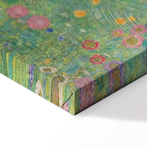 Obraz - Gustav Klimt - Ogród wiejski ze słonecznikami 40x40 Premium Print