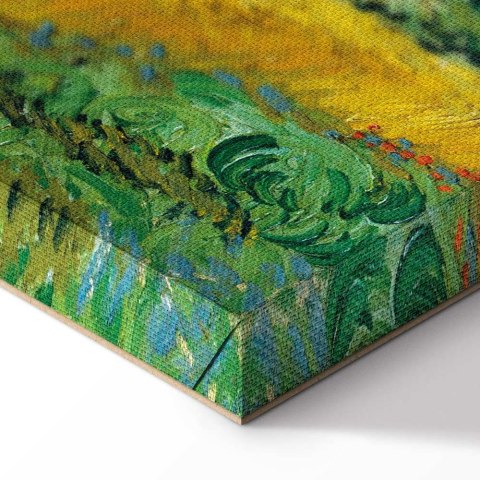 Obraz - Vincent Van Gogh - Pole pszenicy z cyprysami 30x20 Akustyczny