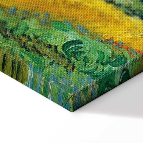 Obraz - Vincent Van Gogh - Pole pszenicy z cyprysami 30x20 Standard