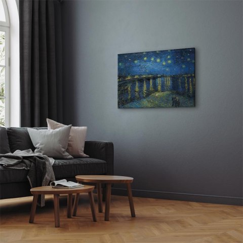 Obraz - Vincent van Gogh - Gwieździsta noc nad Rodanem 60x40 Standard