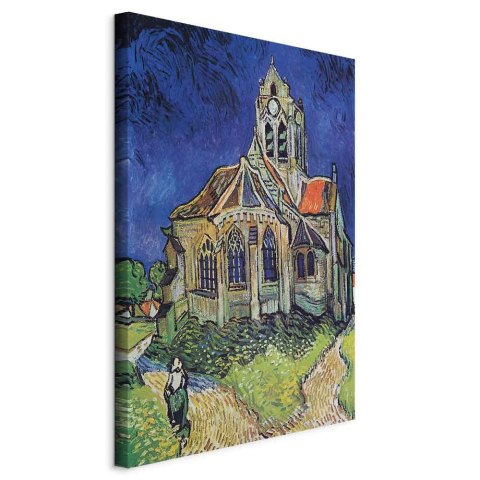 Obraz - Vincent van Gogh - Kościół w Auvers 20x30 Na płótnie włoskim