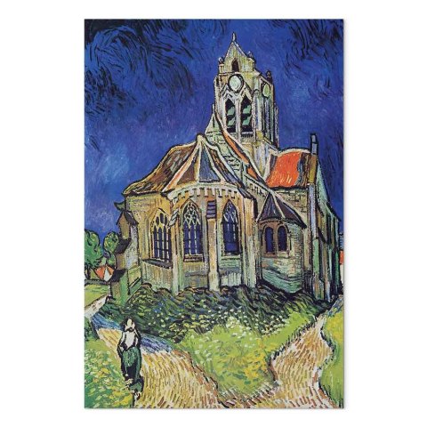 Obraz - Vincent van Gogh - Kościół w Auvers 20x30 Na płótnie włoskim
