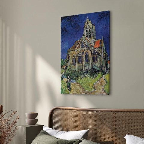 Obraz - Vincent van Gogh - Kościół w Auvers 20x30 Na płótnie włoskim