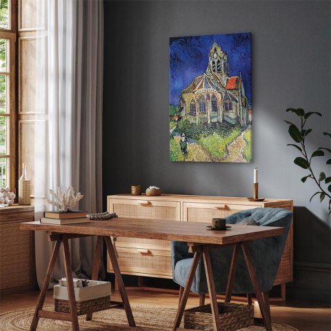 Obraz - Vincent van Gogh - Kościół w Auvers 40x60 Standard