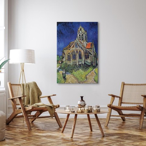Obraz - Vincent van Gogh - Kościół w Auvers 60x90 Standard