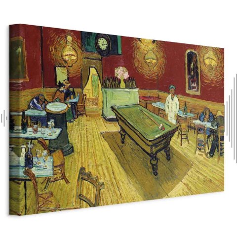 Obraz - Vincent van Gogh - Nocna kawiarnia 30x20 Akustyczny