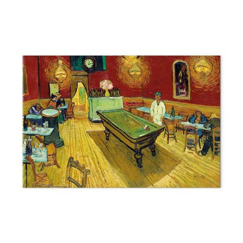 Obraz - Vincent van Gogh - Nocna kawiarnia 30x20 Premium Print