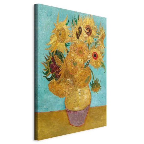Obraz - Vincent van Gogh - Słoneczniki II 20x30 Na płótnie włoskim