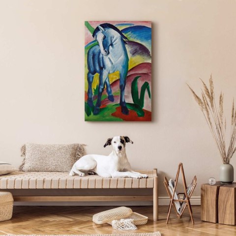 Obraz - Franz Marc - Niebieski koń 20x30 Na płótnie włoskim