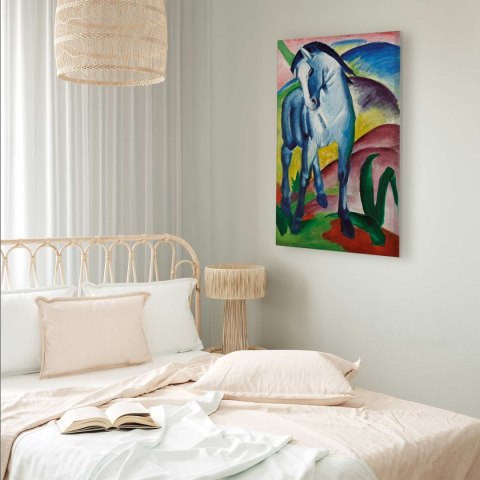 Obraz - Franz Marc - Niebieski koń 40x60 Standard