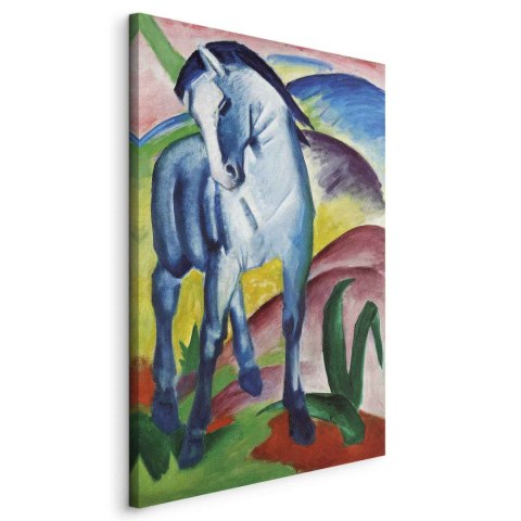 Obraz - Franz Marc - Niebieski koń 60x90 Standard