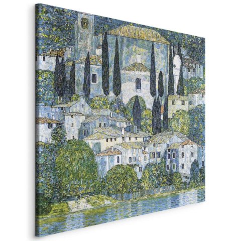 Obraz - Gustav Klimt - Kościół w Cassone 60x60 Na płótnie włoskim