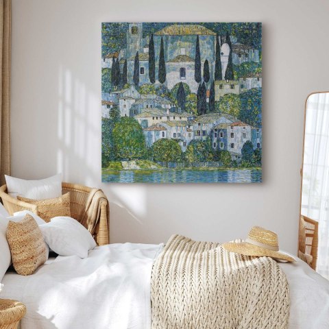 Obraz - Gustav Klimt - Kościół w Cassone 60x60 Na płótnie włoskim