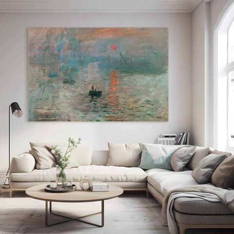 Obraz XXL - Claude Monet - Impresja, wschód słońca 220x147