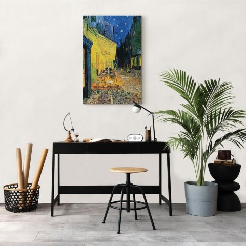 Obraz - Vincent van Gogh - Taras kawiarni w nocy 20x30 Premium Print