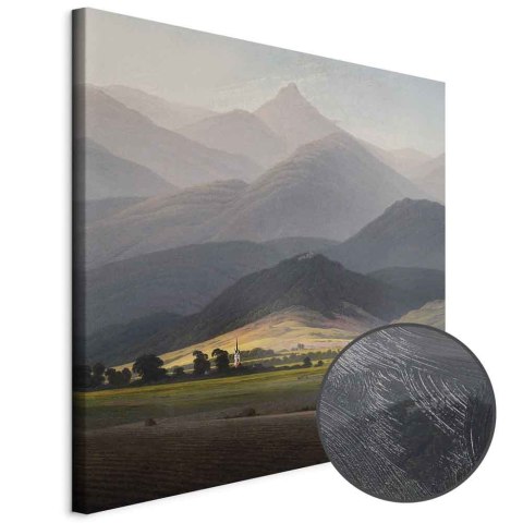 Obraz - Caspar David Friedrich - Wielkie góry 40x40 Premium Print