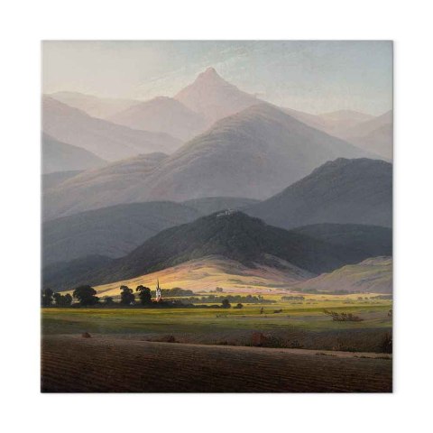 Obraz - Caspar David Friedrich - Wielkie góry 40x40 Premium Print