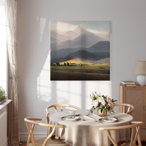 Obraz - Caspar David Friedrich - Wielkie góry 40x40 Premium Print