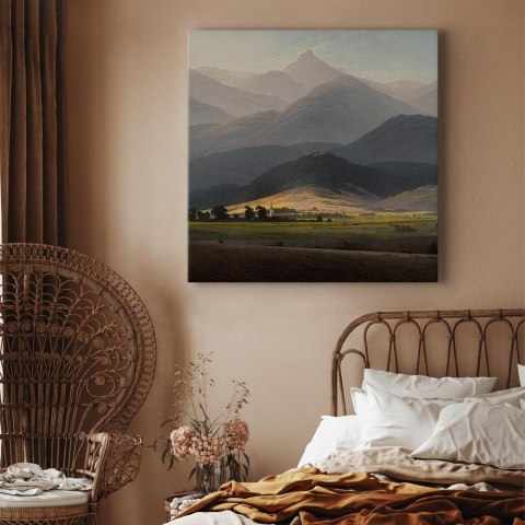 Obraz - Caspar David Friedrich - Wielkie góry 40x40 Standard