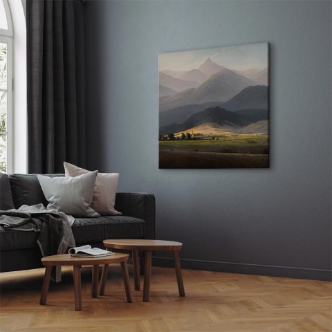 Obraz - Caspar David Friedrich - Wielkie góry 60x60 Standard