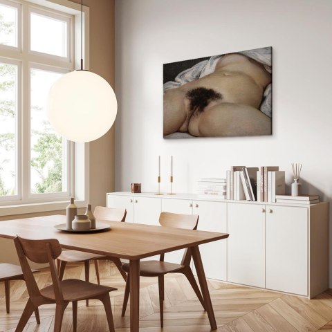 Obraz - Gustave Courbet - Pochodzenie świata 30x20 Akustyczny