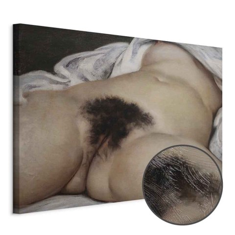 Obraz - Gustave Courbet - Pochodzenie świata 30x20 Premium Print