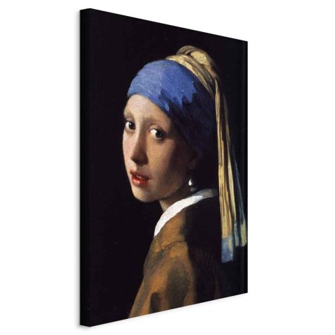 Obraz - Jan Vermeer - Dziewczyna z perłą 20x30 Na płótnie włoskim
