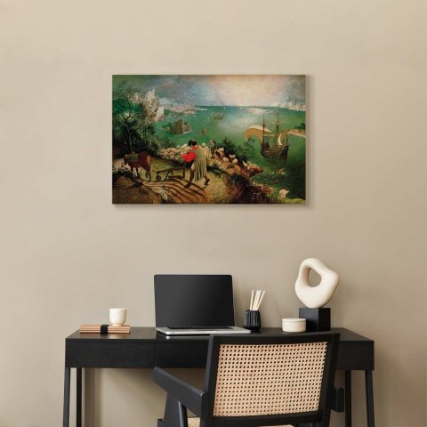 Obraz - Pieter Bruegel (starszy) - Pejzaż z upadkiem Ikara 30x20 Akustyczny
