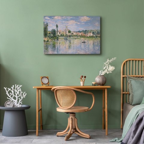 Obraz - Claude Monet - Widok na Vétheuil latem 30x20 Akustyczny