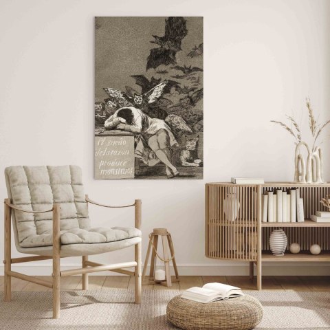 Obraz - Francisco Goya - Gdy rozum śpi, budzą się demony 40x60 Standard