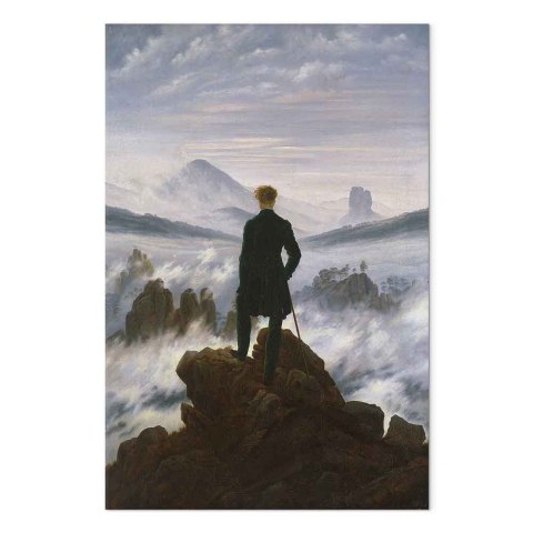 Obraz - Caspar David Friedrich - Wędrowiec nad morzem mgły 40x60 Standard
