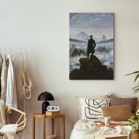 Obraz - Caspar David Friedrich - Wędrowiec nad morzem mgły 40x60 Standard