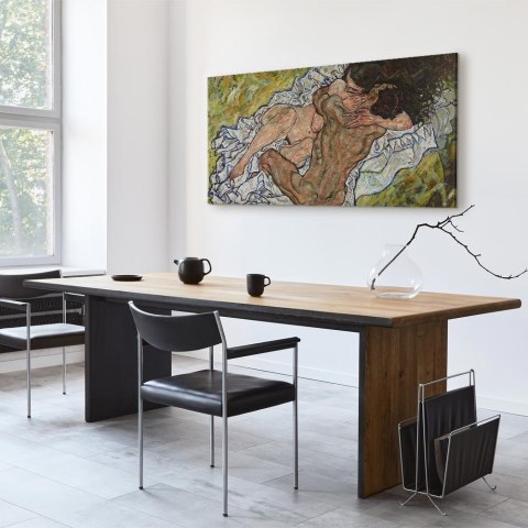 Obraz - Egon Schiele - Uścisk (Kochankowie II) 60x30 Standard