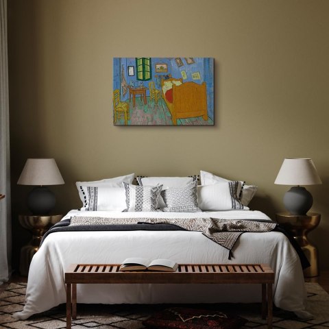 Obraz - Vincent van Gogh - Sypialnia w Arles 30x20 Na płótnie włoskim