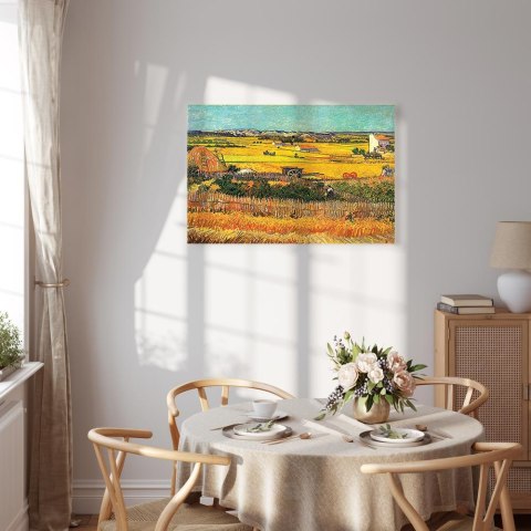 Obraz - Vincent van Gogh - Żniwa 30x20 Na płótnie włoskim