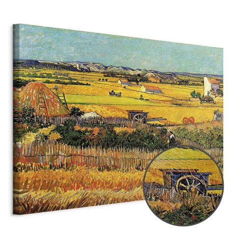 Obraz - Vincent van Gogh - Żniwa 30x20 Premium Print