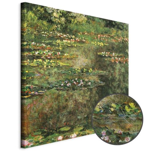 Obraz - Claude Monet - Staw z nenufarami 40x40 Premium Print