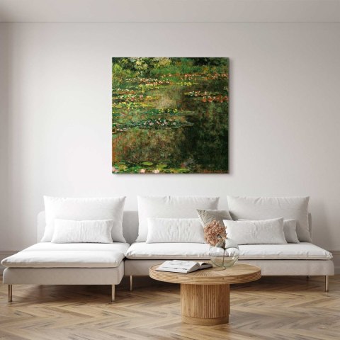 Obraz - Claude Monet - Staw z nenufarami 40x40 Standard