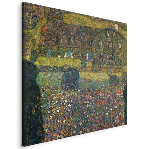 Obraz - Gustav Klimt - Country House on the Attersee Lake 60x60 Standard