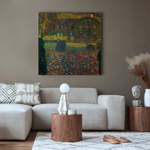 Obraz - Gustav Klimt - Country House on the Attersee Lake 60x60 Standard