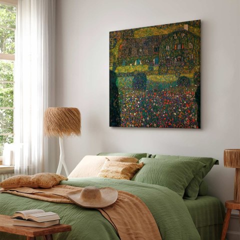 Obraz - Gustav Klimt - Country House on the Attersee Lake 60x60 Standard