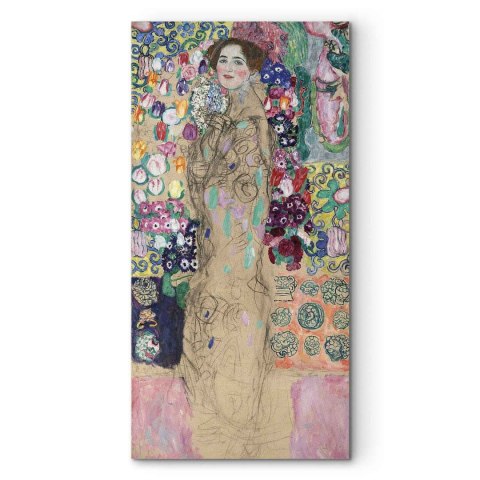 Obraz - Gustav Klimt - Portret Rii Munk III 40x80 Na płótnie włoskim