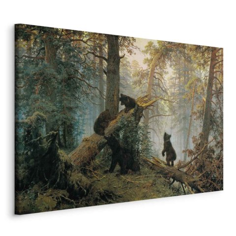 Obraz - Iwan Szyszkin - Poranek w sosnowym lesie 60x40 Standard