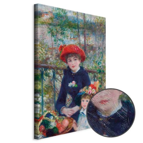 Obraz - Pierre-Auguste Renoir - Dwie siostry na tarasie 20x30 Premium Print