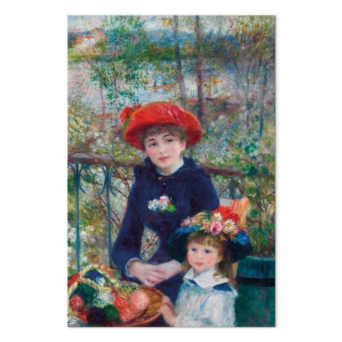 Obraz - Pierre-Auguste Renoir - Dwie siostry na tarasie 40x60 Na płótnie włoskim