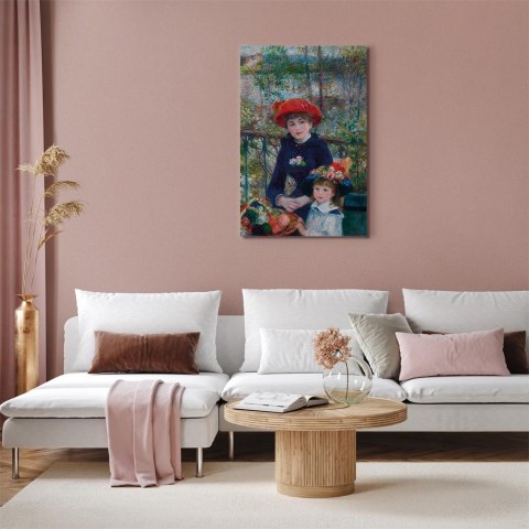 Obraz - Pierre-Auguste Renoir - Dwie siostry na tarasie 40x60 Na płótnie włoskim
