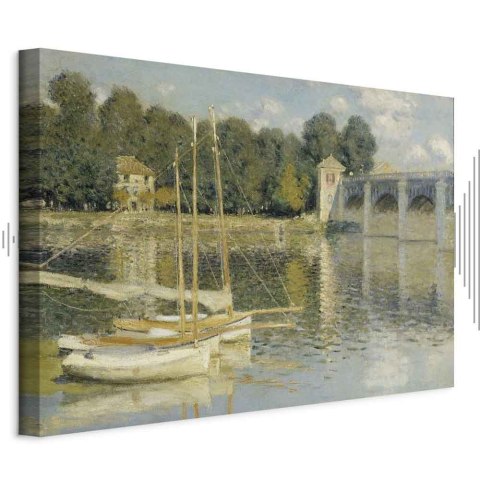 Obraz - Claude Monet - Most w Argenteuil 30x20 Akustyczny